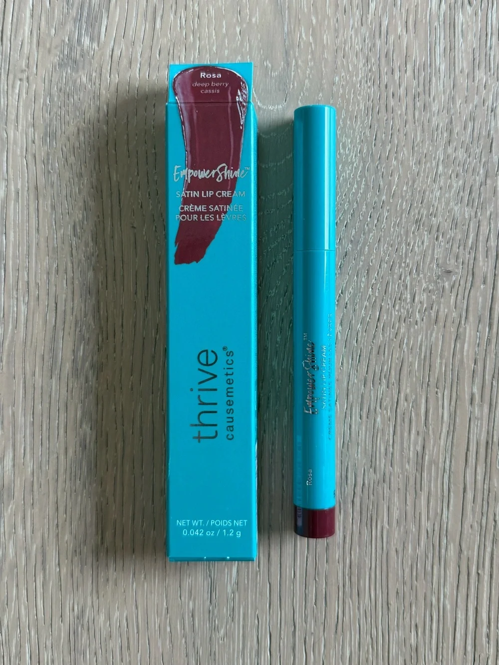 Thrive Causemetics Empowershine Satin Lip Cream - Rosa